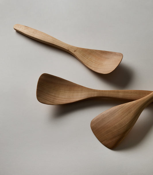 Welsh Cherry wood cooking spoon