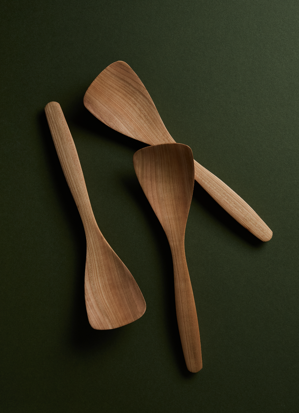 cherry wood cooking spoon