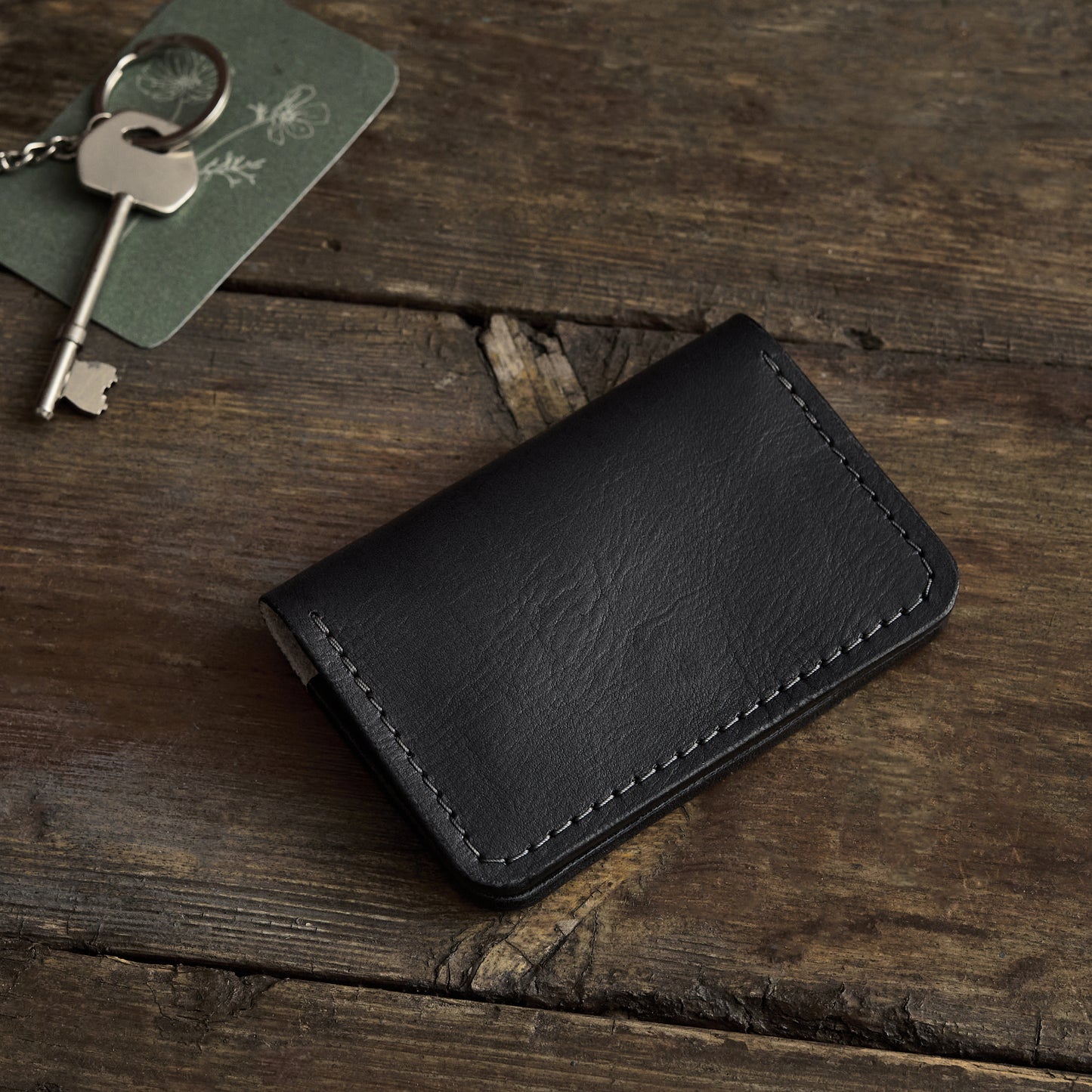 leather card holder