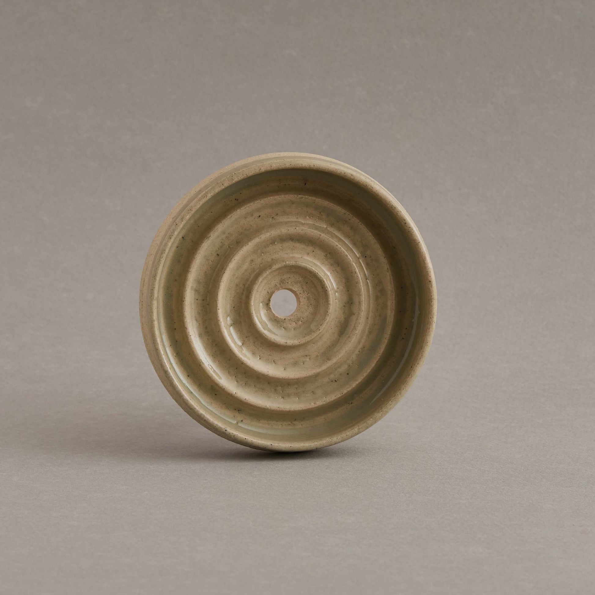 Coffee Grounds Stoneware Soap Dish