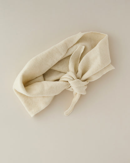 Knitted Triangle Scarf