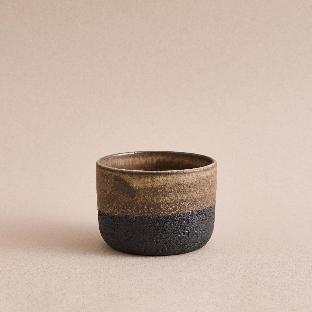 Handthrown stoneware beaker 