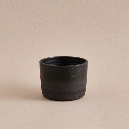 Black Stoneware Beaker