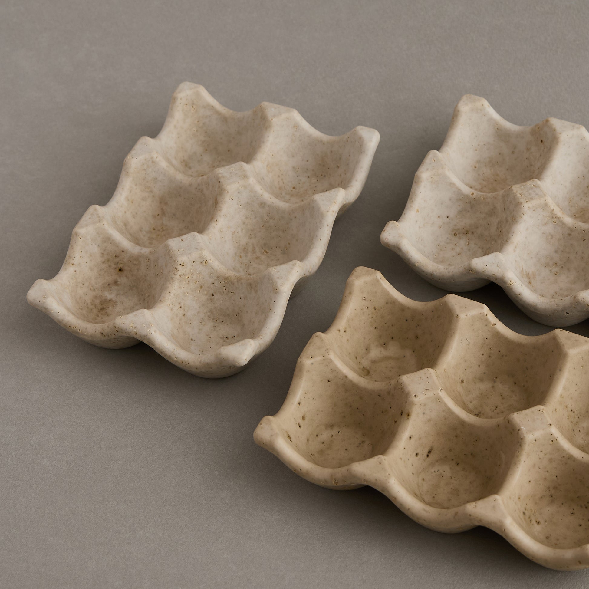 recycled coffee ground egg holder